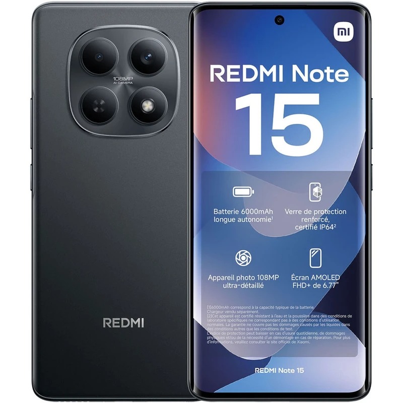 موبایل شیائومی Redmi Note 15 4G ظرفیت 256 رم 8 گیگابایت